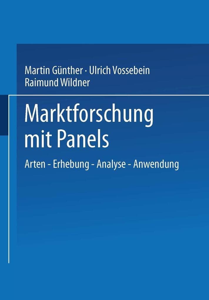 Marktforschung mit Panels