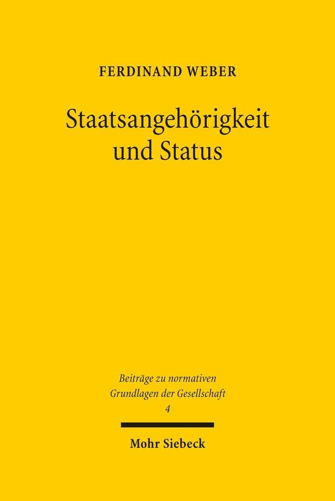 Staatsangehörigkeit und Status