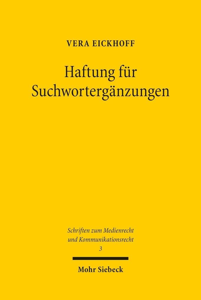 Haftung für Suchwortergänzungen