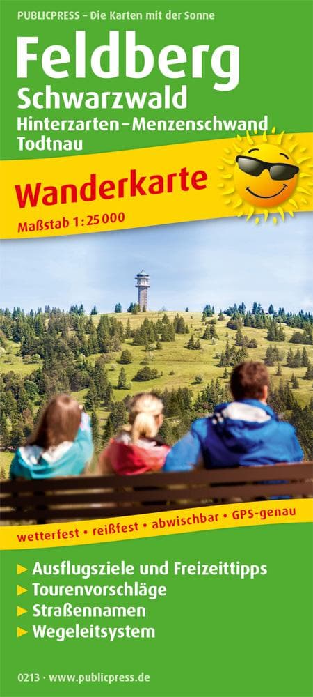 Feldberg, Schwarzwald 1:25 000