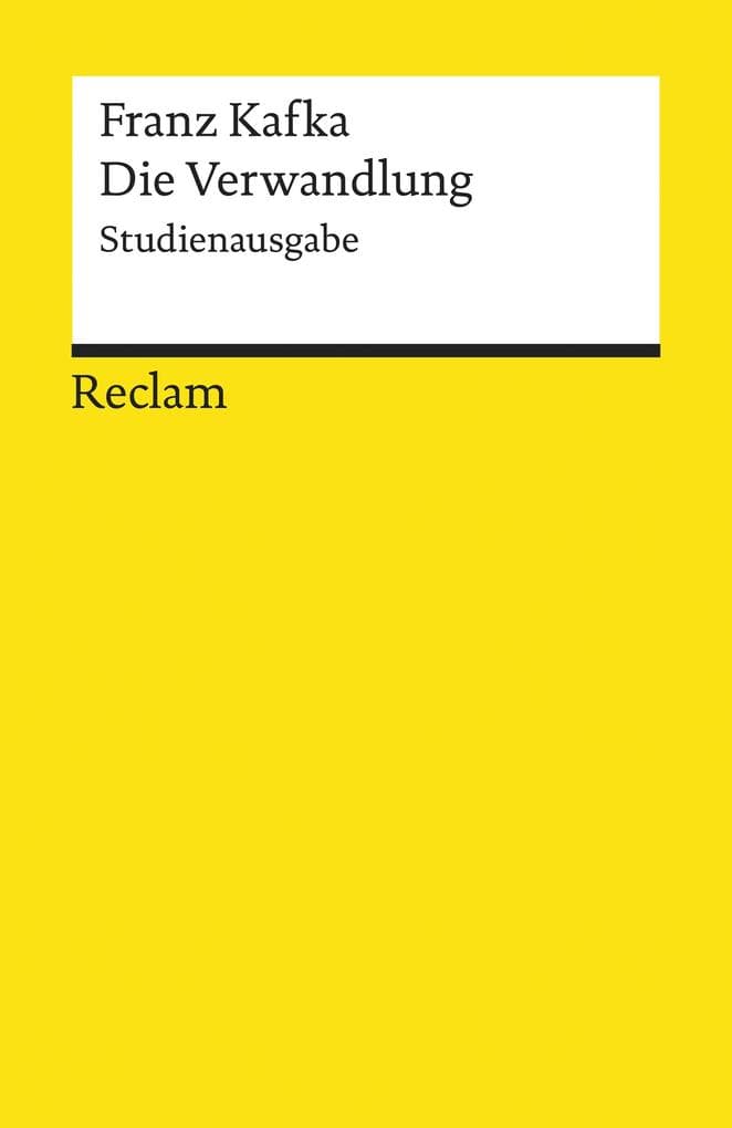 Die Verwandlung. Studienausgabe
