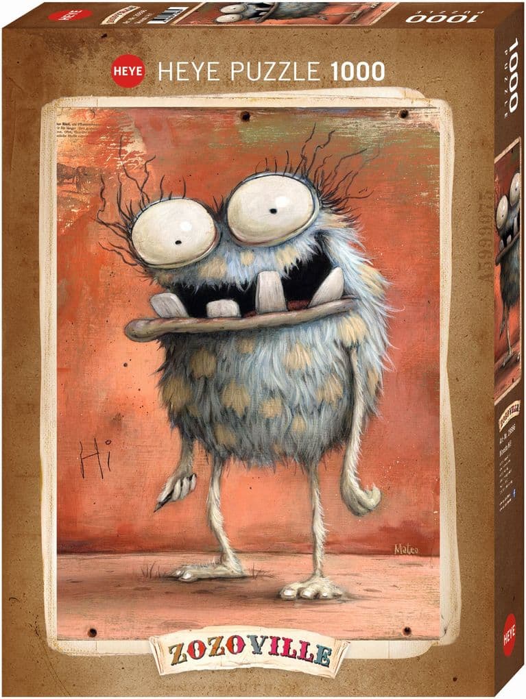Heye - Standardpuzzle - Zozoville Monsta Hi! 1000 Teile