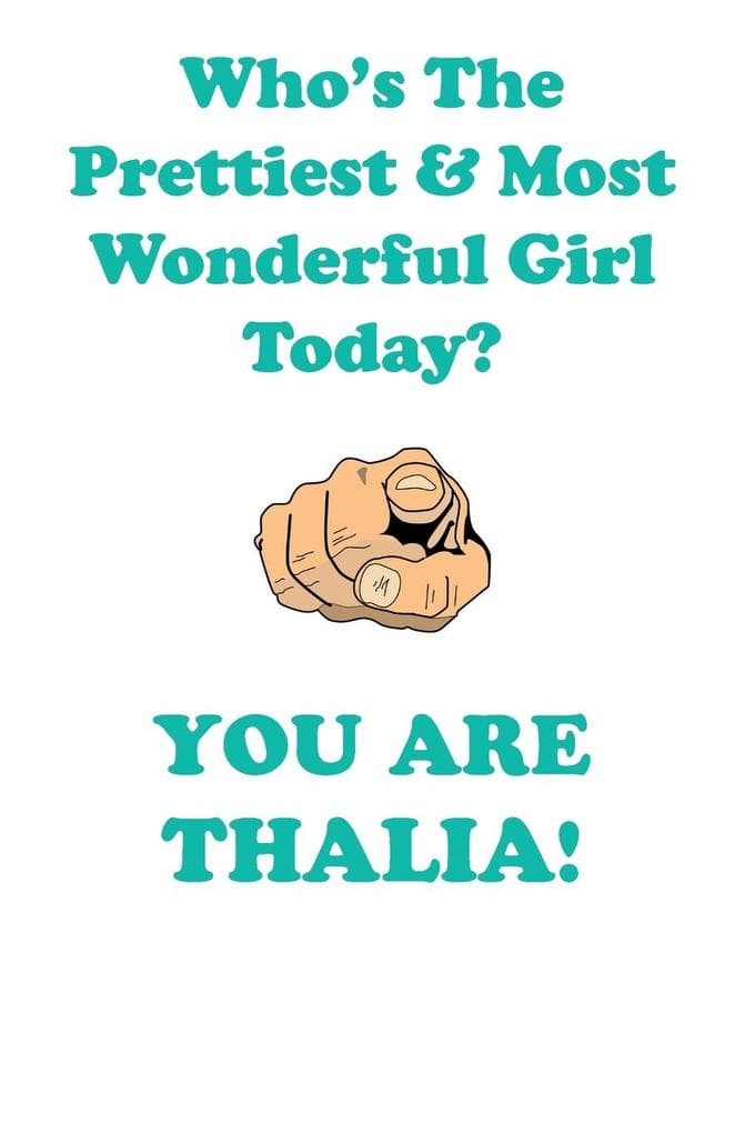 THALIA is The Prettiest Affirmations Workbook Positive Affirmations Workbook Includes