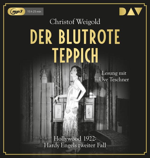 Der blutrote Teppich. Hollywood 1922: Hardy Engels zweiter Fall,2 Audio-CD, 2 MP3