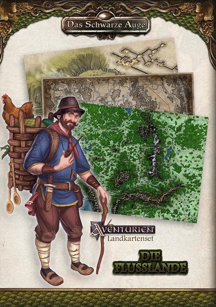 Landkartenset Die Flusslande