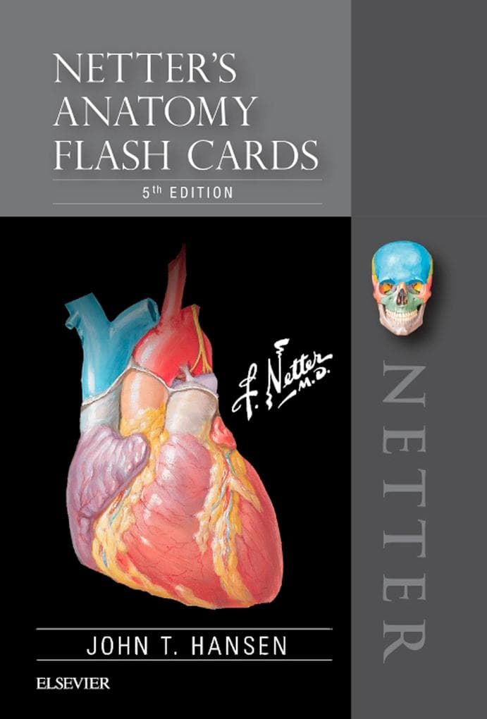 Netter's Anatomy Flash Cards E-Book