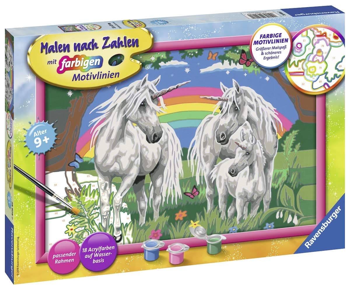 Ravensburger - Malen nach Zahlen - Fabelhafte Einhornwelt