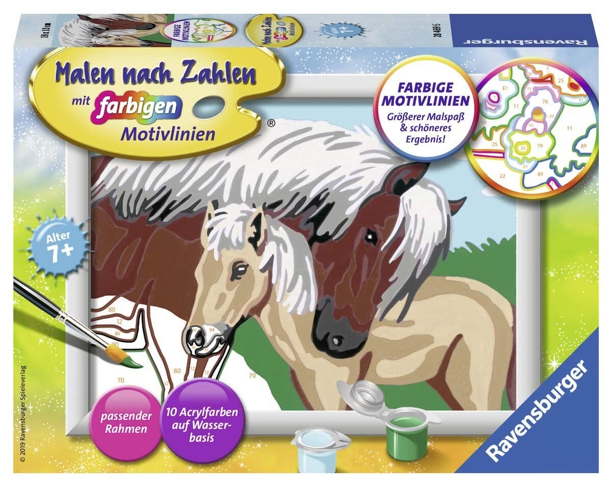 Ravensburger - Malen nach Zahlen - Liebevolle Stute