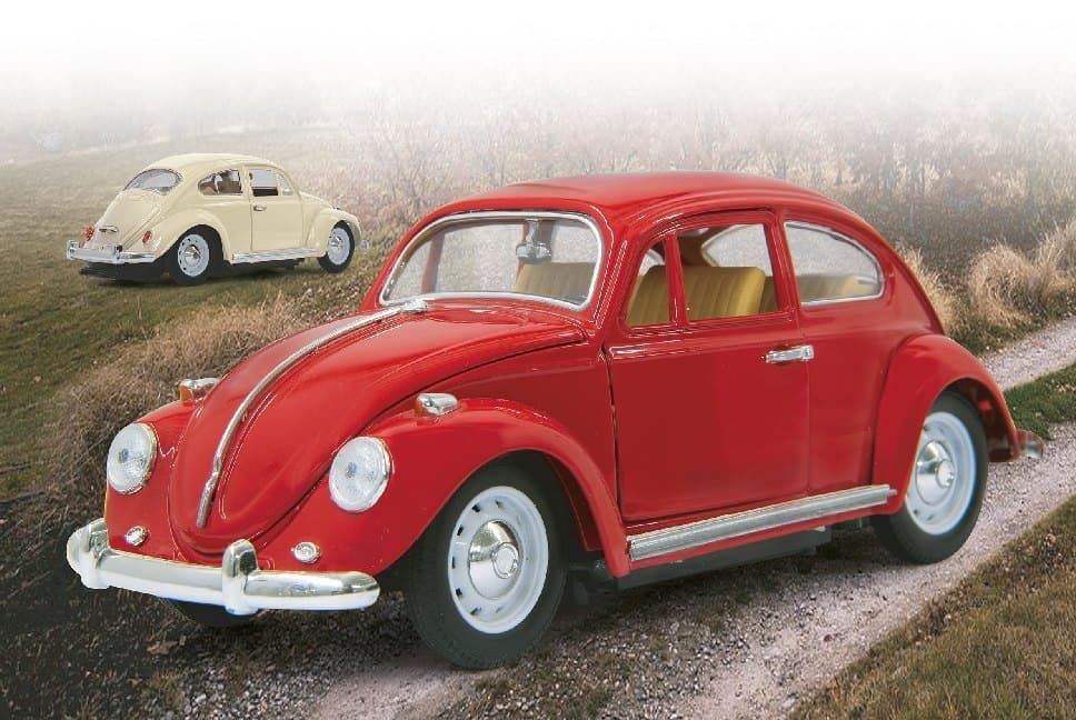 Jamara - Fahrzeug, VW Käfer 1:18 RC Die Cast Rot 27MHz