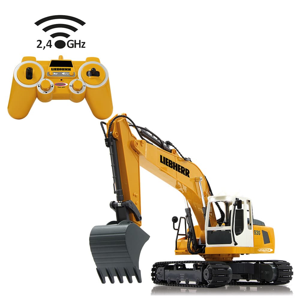 Jamara - Baufahrzeug, Bagger Liebherr R 936 2,4 GHz
