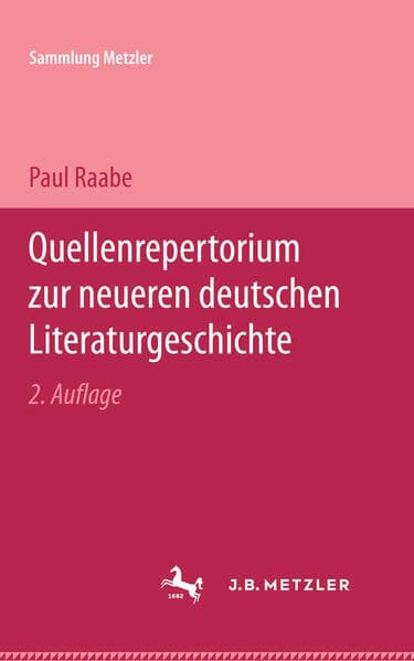 Quellenrepertorium zur neueren deutschen Literaturgeschichte