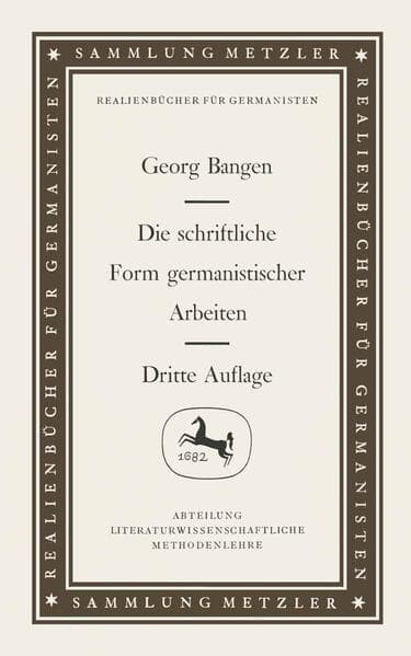 Die schriftliche Form germanistischer Arbeiten