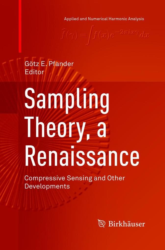 Sampling Theory, a Renaissance