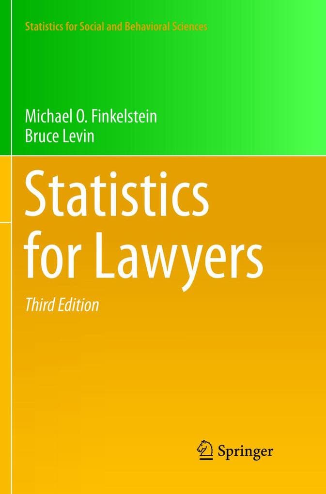Statistics for Lawyers