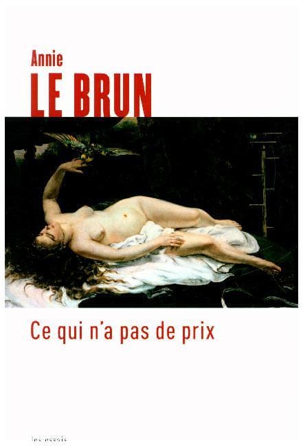 Ce qui n'a pas de prix