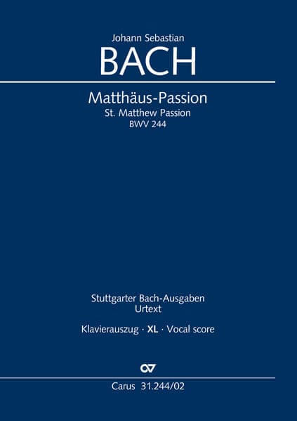 Matthäus-Passion (Klavierauszug XL)