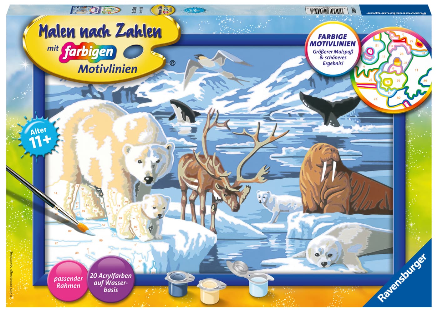 Ravensburger - Malen nach Zahlen - Tiere der Arktis