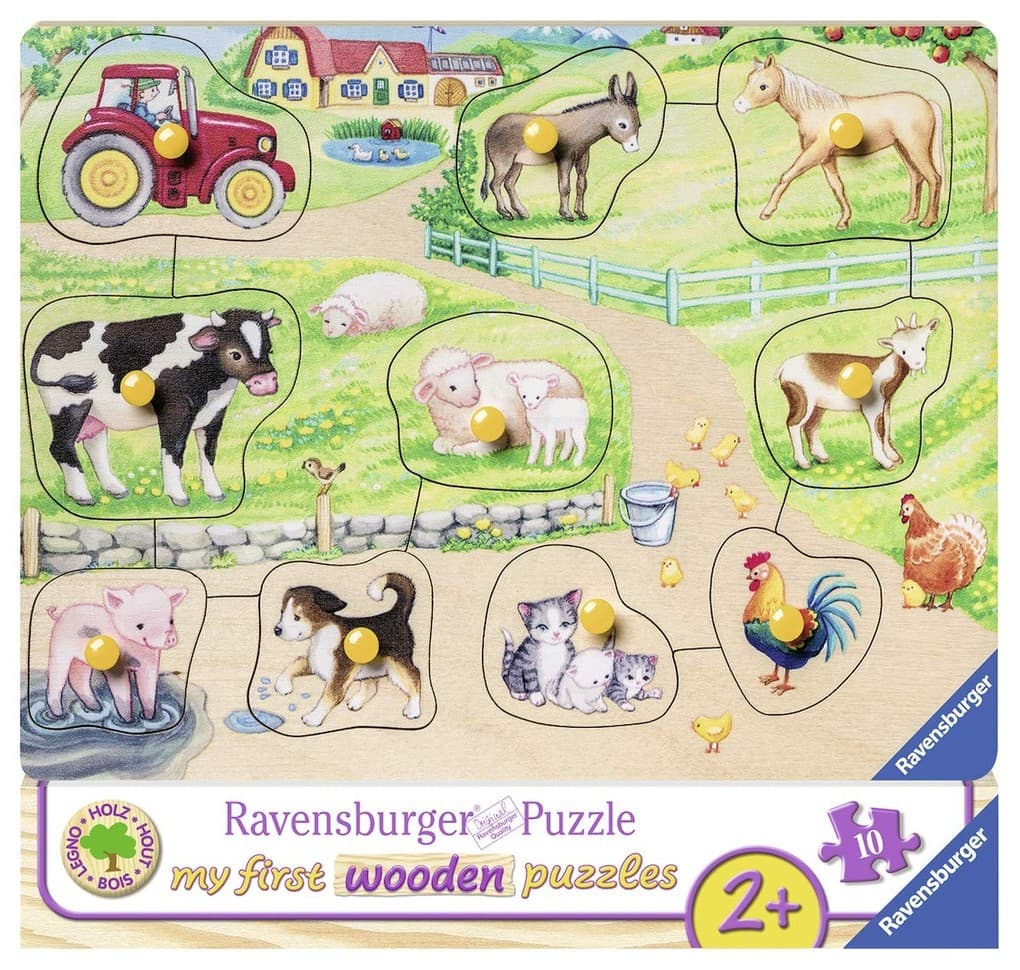 Ravensburger - Morgens auf dem Bauernhof, 10 Teile