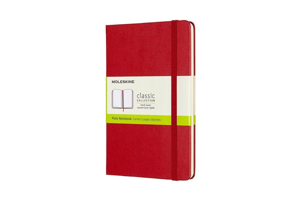 Moleskine Notizbuch Medium, Blanko, Scharlachrot