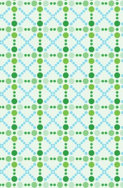Schreibwandel Notizbuch "grün-blaues Punktmuster"