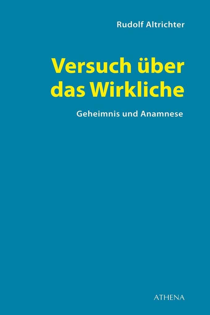 Versuch über das Wirkliche