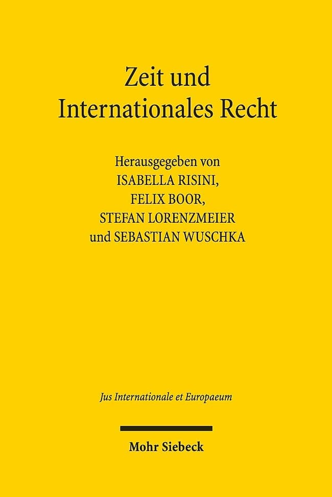 Zeit und Internationales Recht