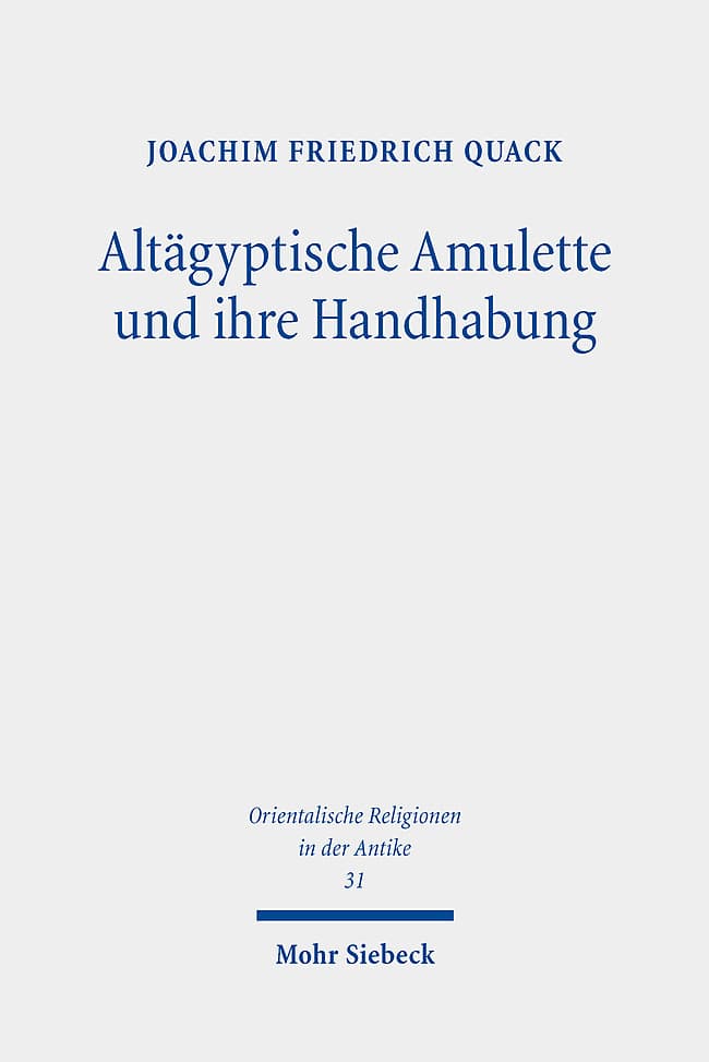 Altägyptische Amulette und ihre Handhabung