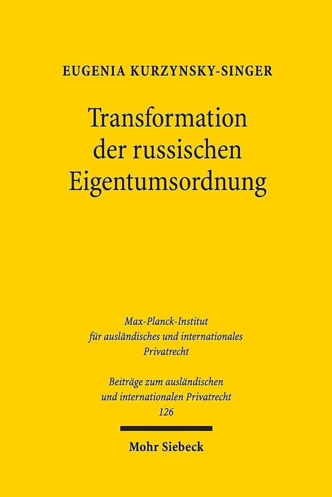 Transformation der russischen Eigentumsordnung