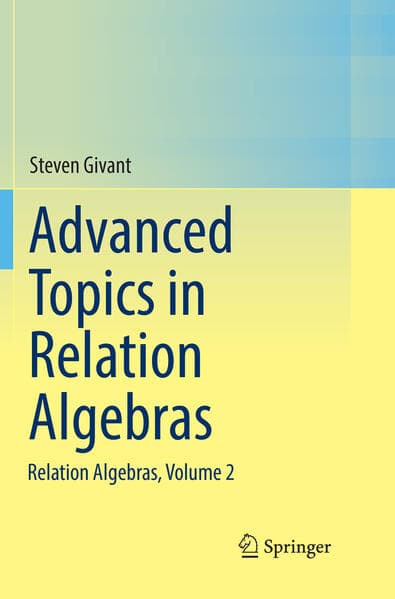 Advanced Topics in Relation Algebras