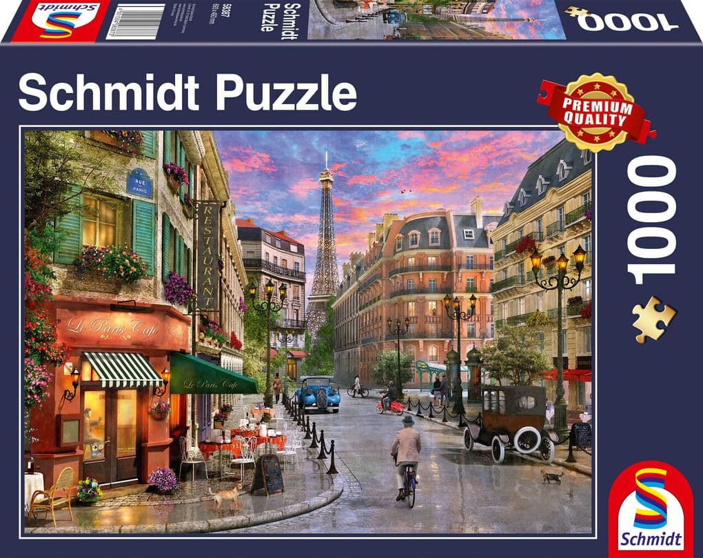 Schmidt Spiele - Straße zum Eiffelturm, 1000 Teile