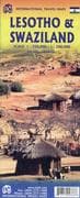 Lesotho & Swaziland Map