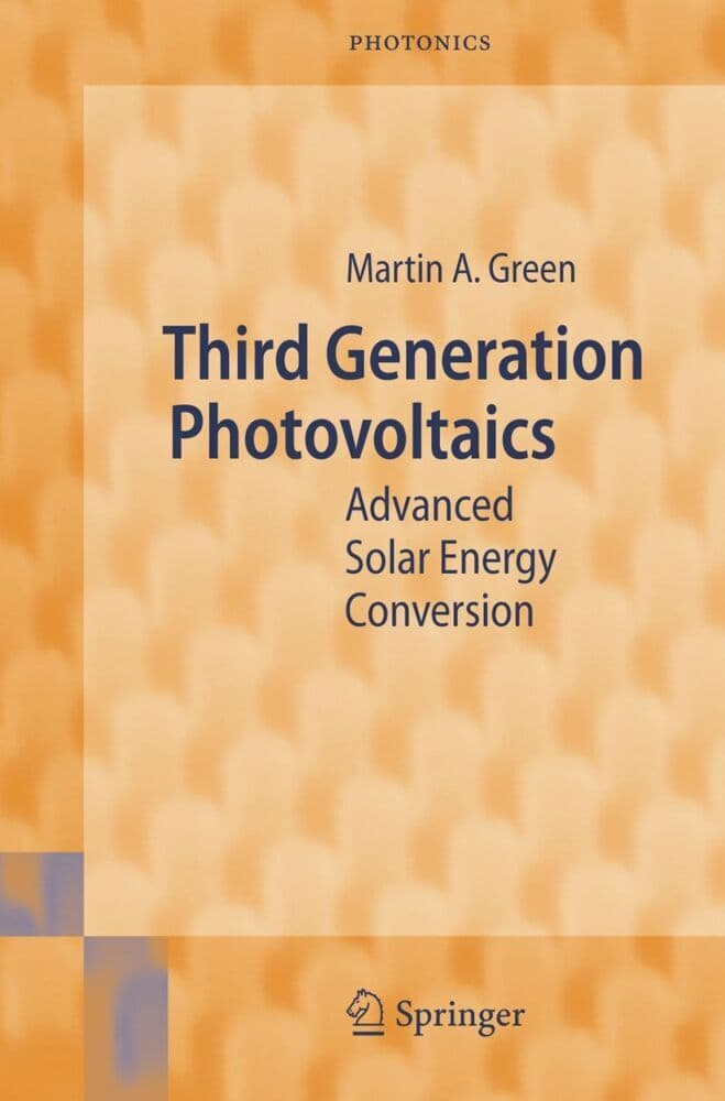 Third Generation Photovoltaics