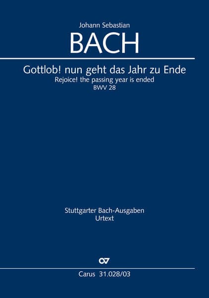 Gottlob! nun geht das Jahr zu Ende (Klavierauszug)