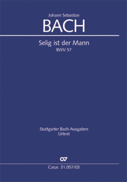 Selig ist der Mann (Klavierauszug)