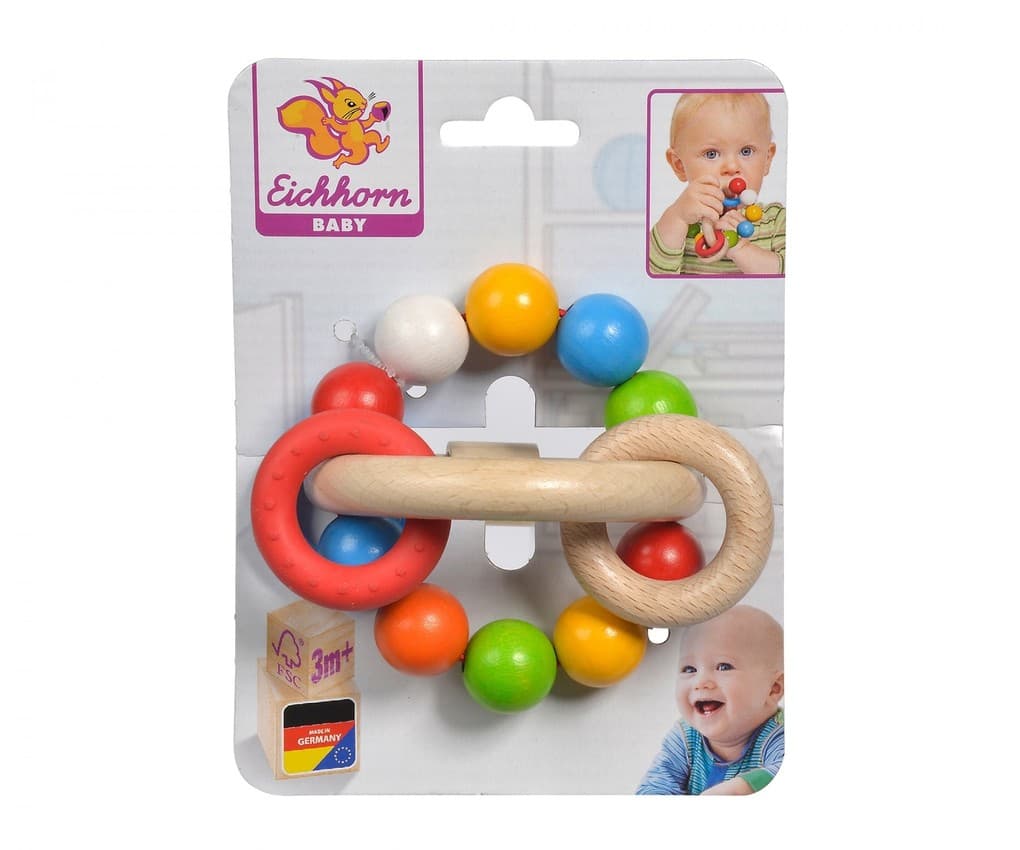 Eichhorn 100017040 - Baby Greifling 3D Holz