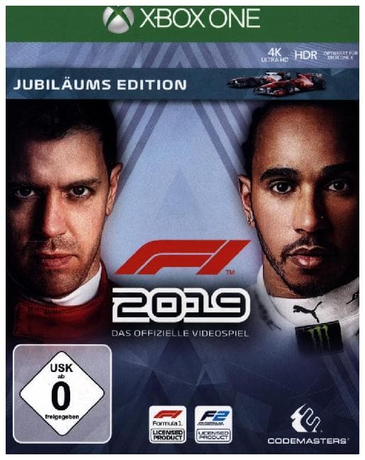 F1 2019, 1 Xbox One-Blu-ray Disc (Jubiläums Edition)