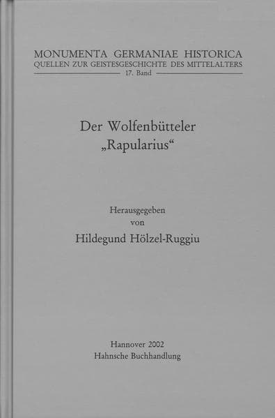 Der Wolfenbütteler "Rapularius"