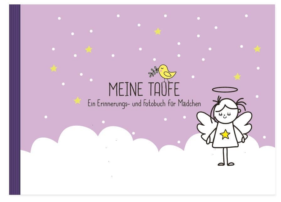 Meine Taufe: Ein Erinnerungs- und Fotobuch für Mädchen
