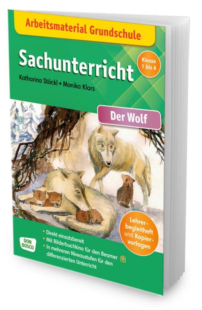 Arbeitsmaterial Grundschule. Sachunterricht. Der Wolf.