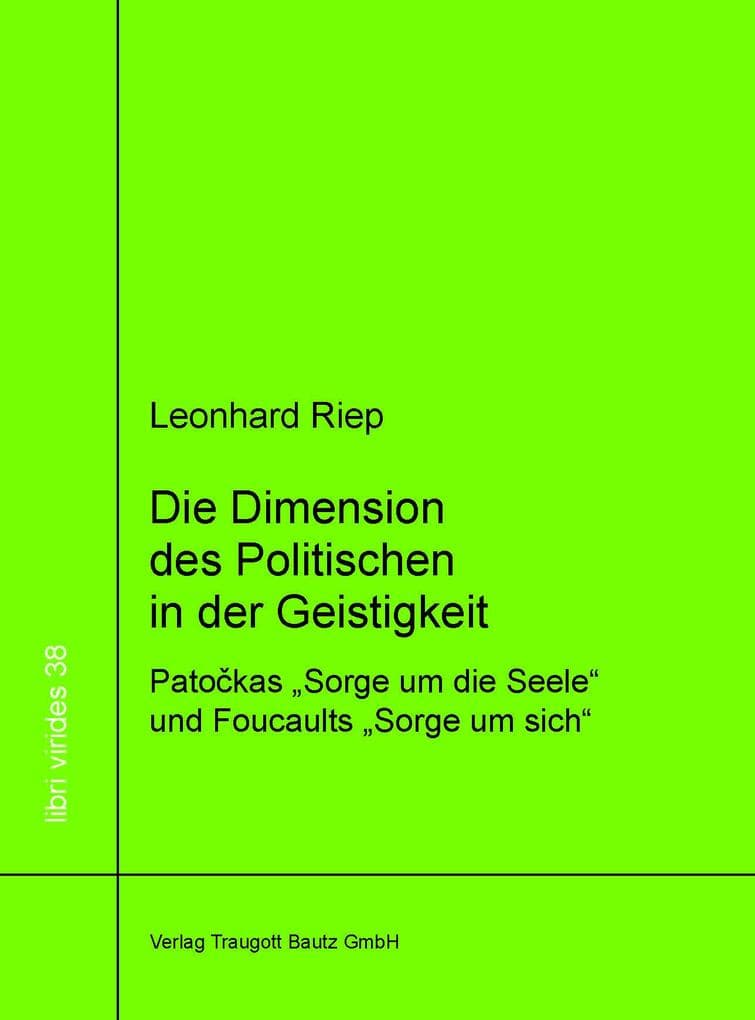 Die Dimension des Politischen in der Geistigkeit
