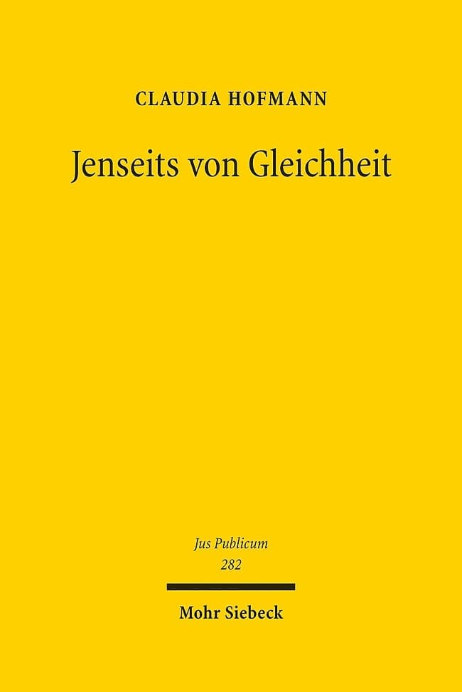 Jenseits von Gleichheit