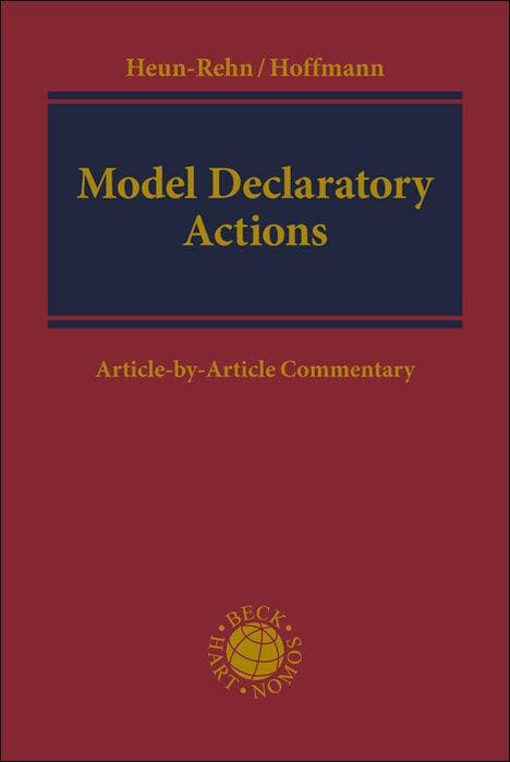 Model Declaratory Actions - German Collective Consumer Litigation