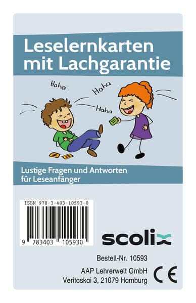 Leselernkarten mit Lachgarantie