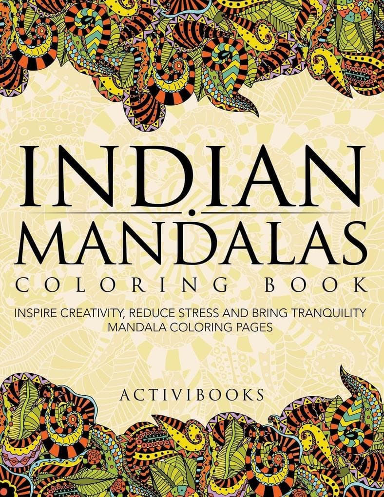 Indian Mandalas Coloring Book