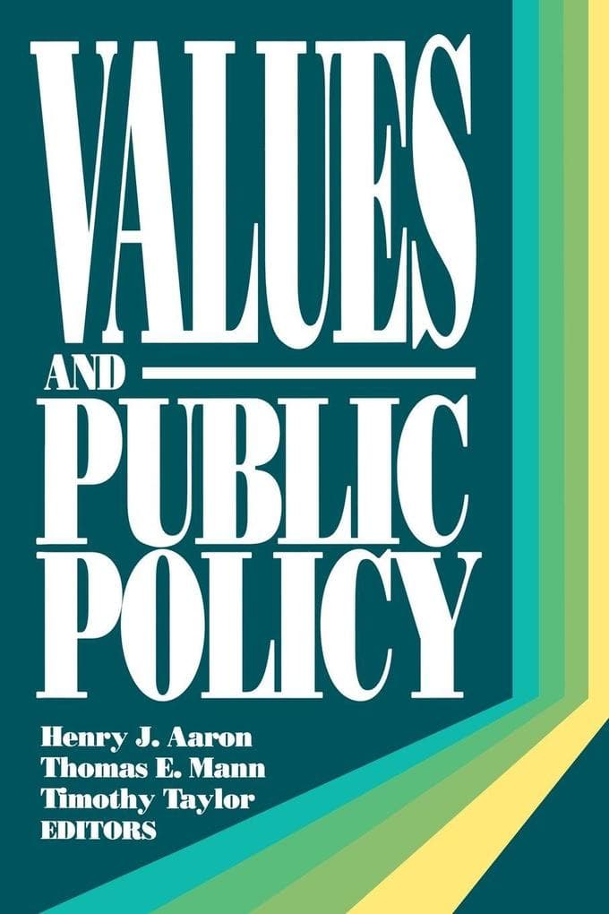 Values and Public Policy