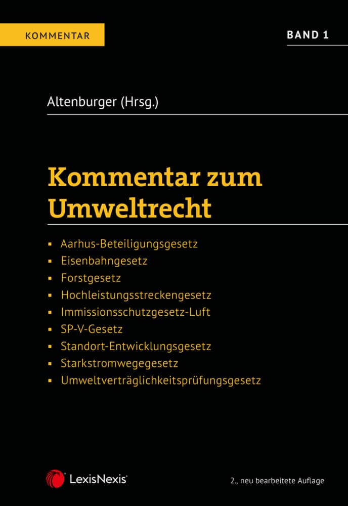 Kommentar zum Umweltrecht Band 1
