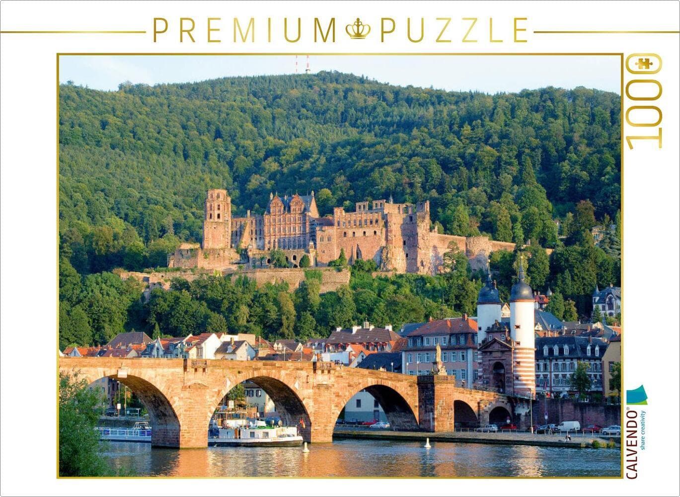 CALVENDO Puzzle Heidelberg am Neckar | 1000 Teile Lege-Größe 64x48cm Foto-Puzzle für glückliche Stunden