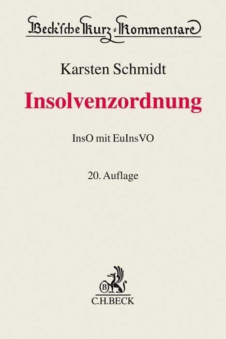Insolvenzordnung. InsO