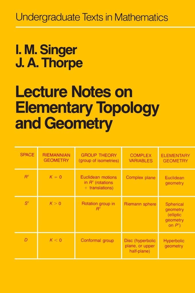 Lecture Notes on Elementary Topology and Geometry