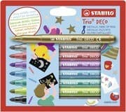 Stabilo Fasermaler Metallic Trio® DECO 8er Set